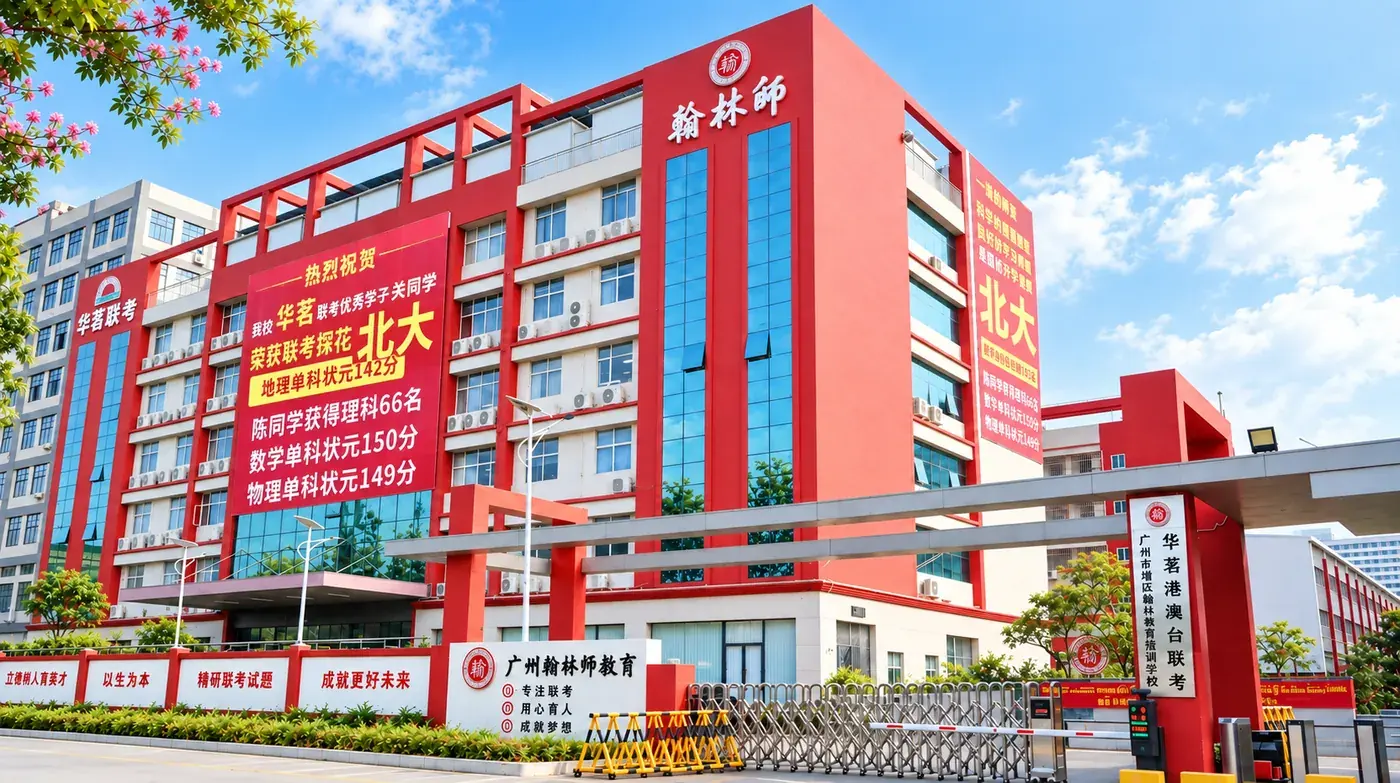 华茗校区正门全景