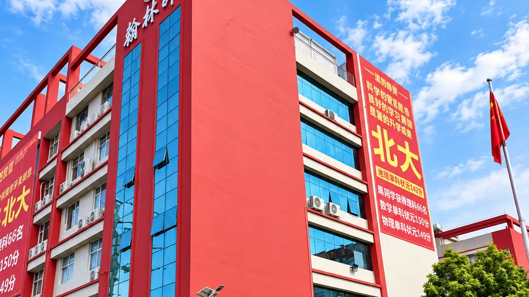 华茗校区教学楼侧景