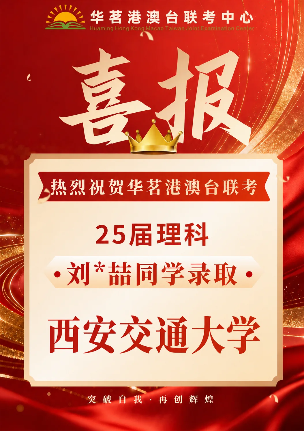 2025届西南交通大学录取案例